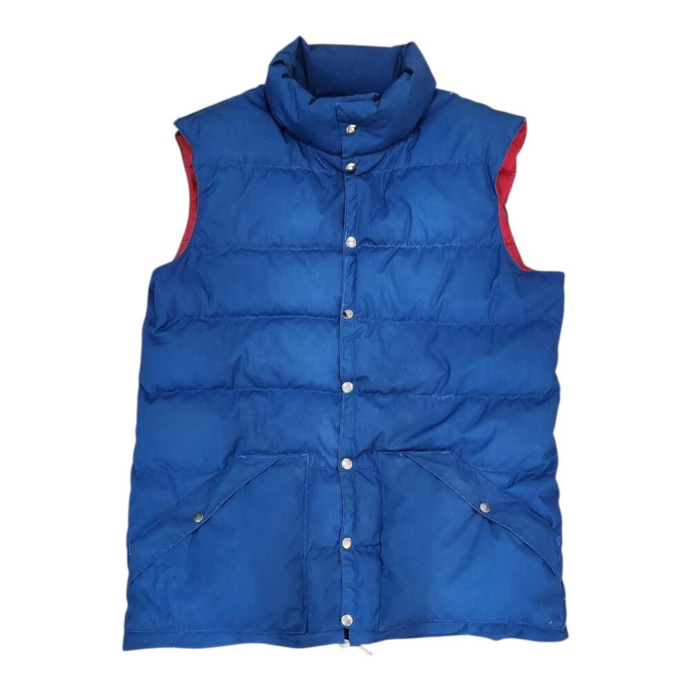 Vintage 70s HOLUBAR Goose Down Vest Boulder Colorado, XL